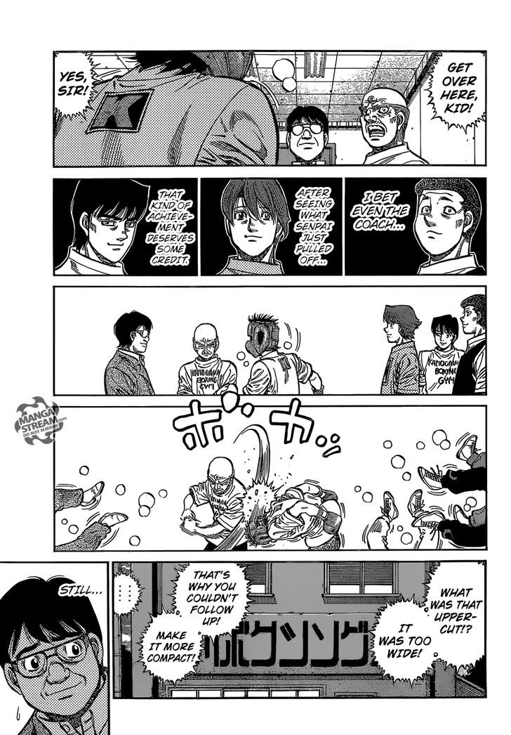 Hajime no Ippo Chapter 1146 page 4 - Chapter 1146 : First Cries of the New Model