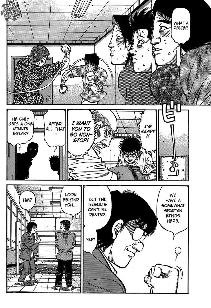 Hajime no Ippo Chapter 1149 page 10 - Chapter 1149 : Practicing Sustained Offense