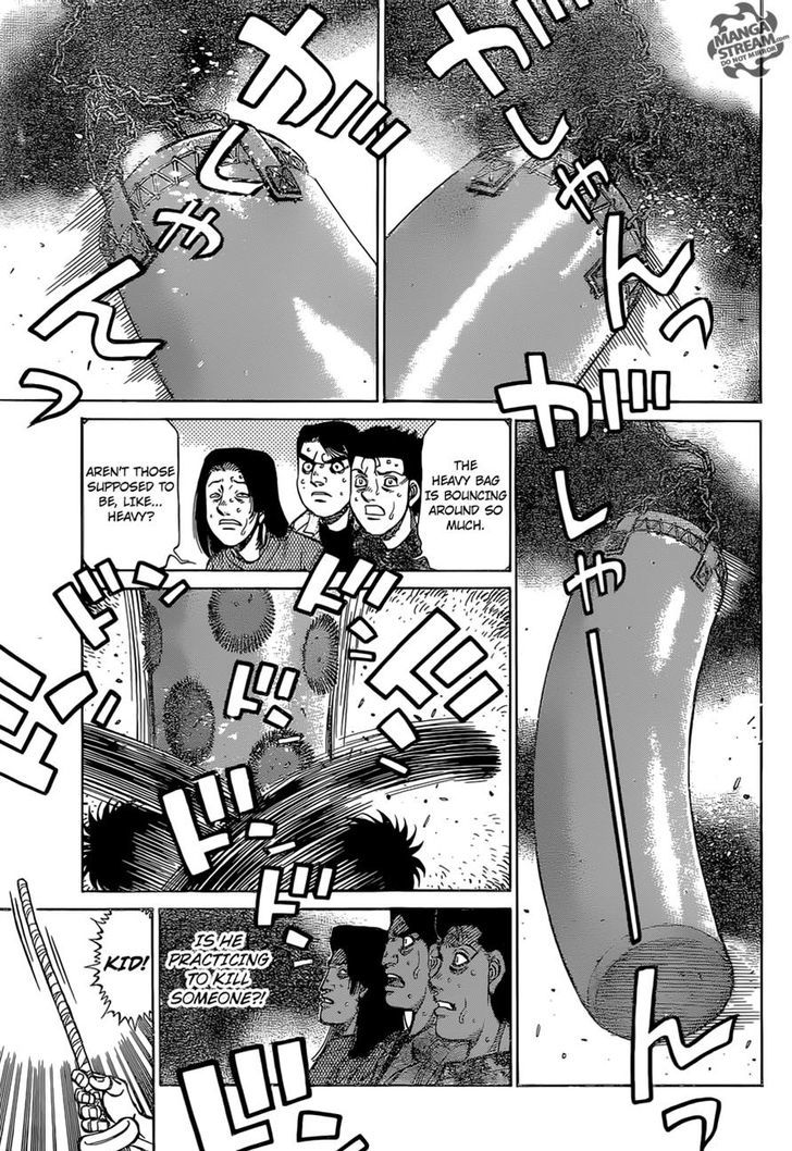 Hajime no Ippo Chapter 1149 page 3 - Chapter 1149 : Practicing Sustained Offense