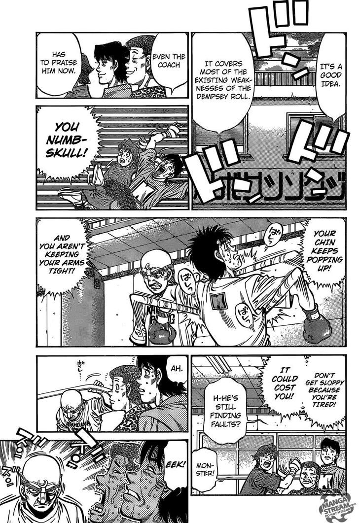 Hajime no Ippo Chapter 1149 page 7 - Chapter 1149 : Practicing Sustained Offense