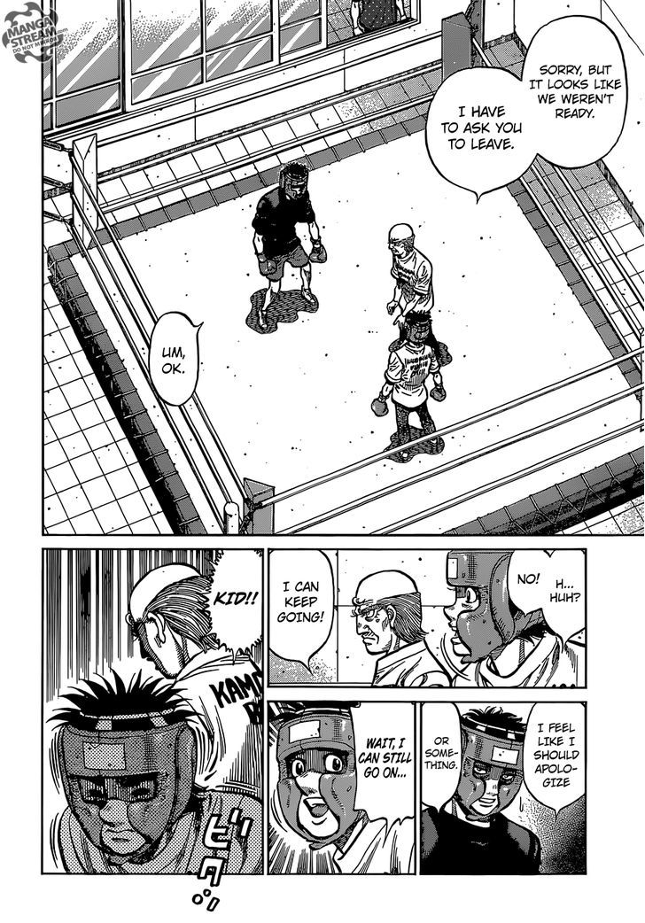 Hajime no Ippo Chapter 1152 page 10 - Chapter 1152 : The Old Champion Falls From Glory