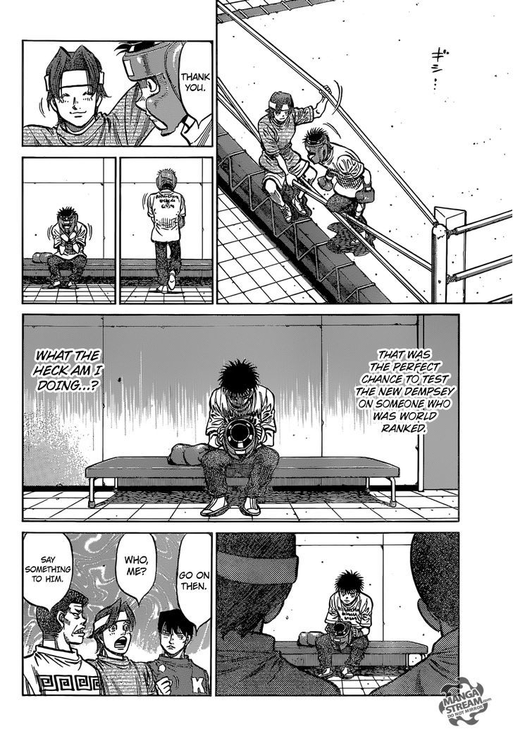 Hajime no Ippo Chapter 1152 page 12 - Chapter 1152 : The Old Champion Falls From Glory