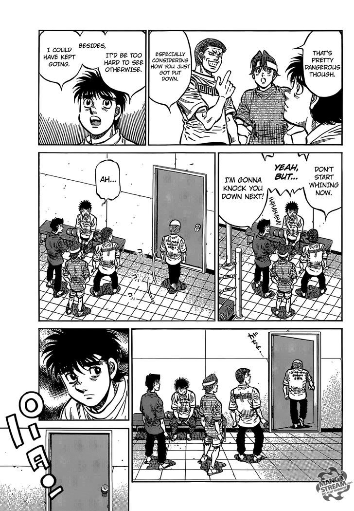 Hajime no Ippo Chapter 1152 page 15 - Chapter 1152 : The Old Champion Falls From Glory