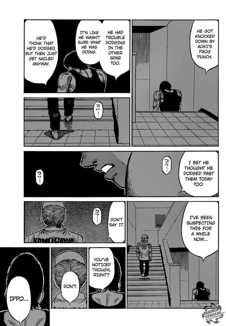 Hajime no Ippo Chapter 1152 page 17 - Chapter 1152 : The Old Champion Falls From Glory