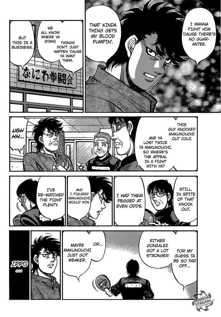 Hajime no Ippo Chapter 1152 page 3 - Chapter 1152 : The Old Champion Falls From Glory