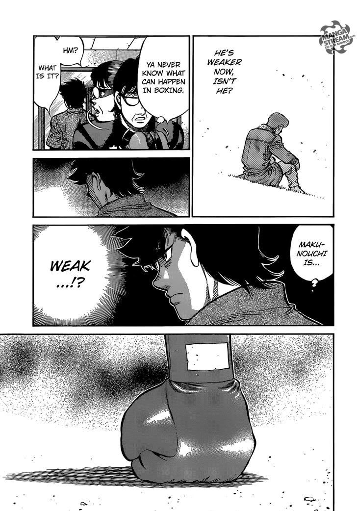Hajime no Ippo Chapter 1152 page 4 - Chapter 1152 : The Old Champion Falls From Glory
