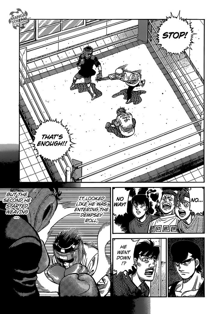 Hajime no Ippo Chapter 1152 page 7 - Chapter 1152 : The Old Champion Falls From Glory