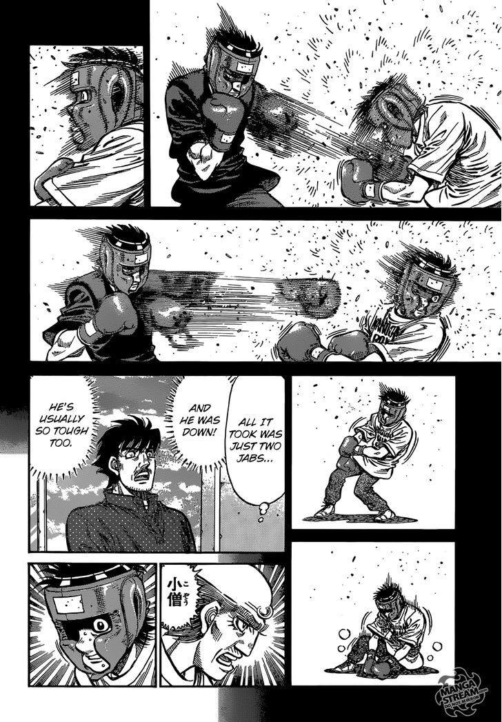 Hajime no Ippo Chapter 1152 page 8 - Chapter 1152 : The Old Champion Falls From Glory
