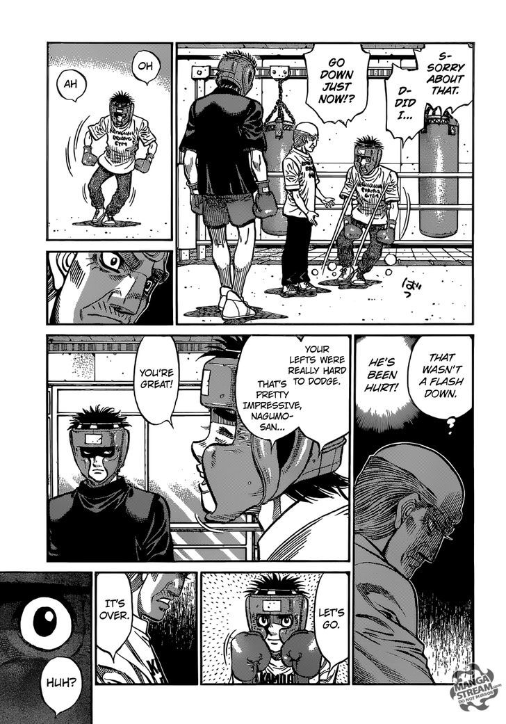 Hajime no Ippo Chapter 1152 page 9 - Chapter 1152 : The Old Champion Falls From Glory
