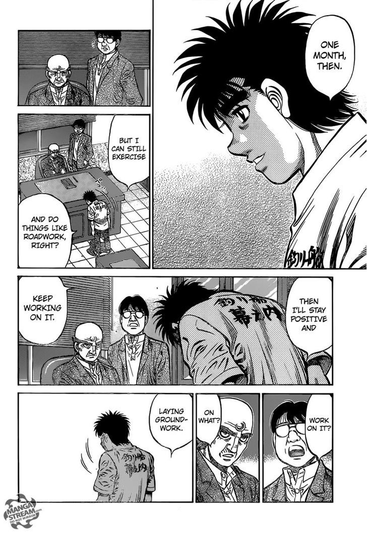 Hajime no Ippo Chapter 1154 page 10 - Chapter 1154 : The Line on the Paper