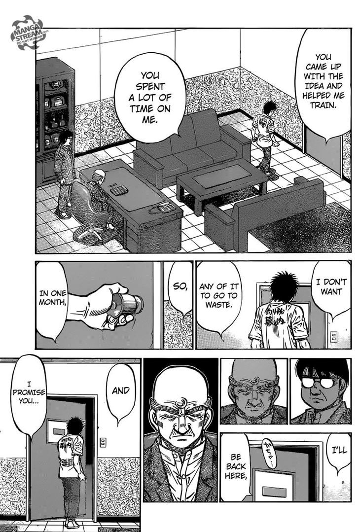 Hajime no Ippo Chapter 1154 page 11 - Chapter 1154 : The Line on the Paper