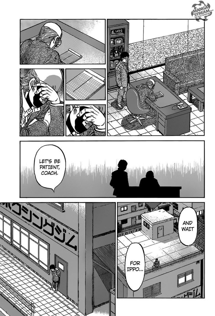 Hajime no Ippo Chapter 1154 page 13 - Chapter 1154 : The Line on the Paper