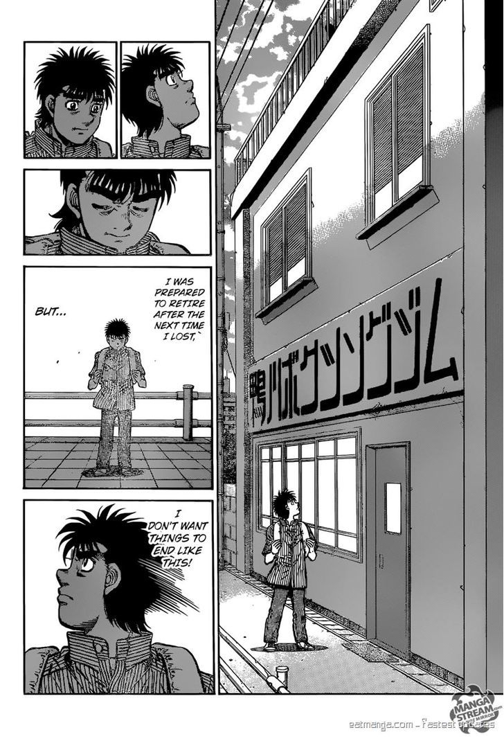 Hajime no Ippo Chapter 1154 page 14 - Chapter 1154 : The Line on the Paper