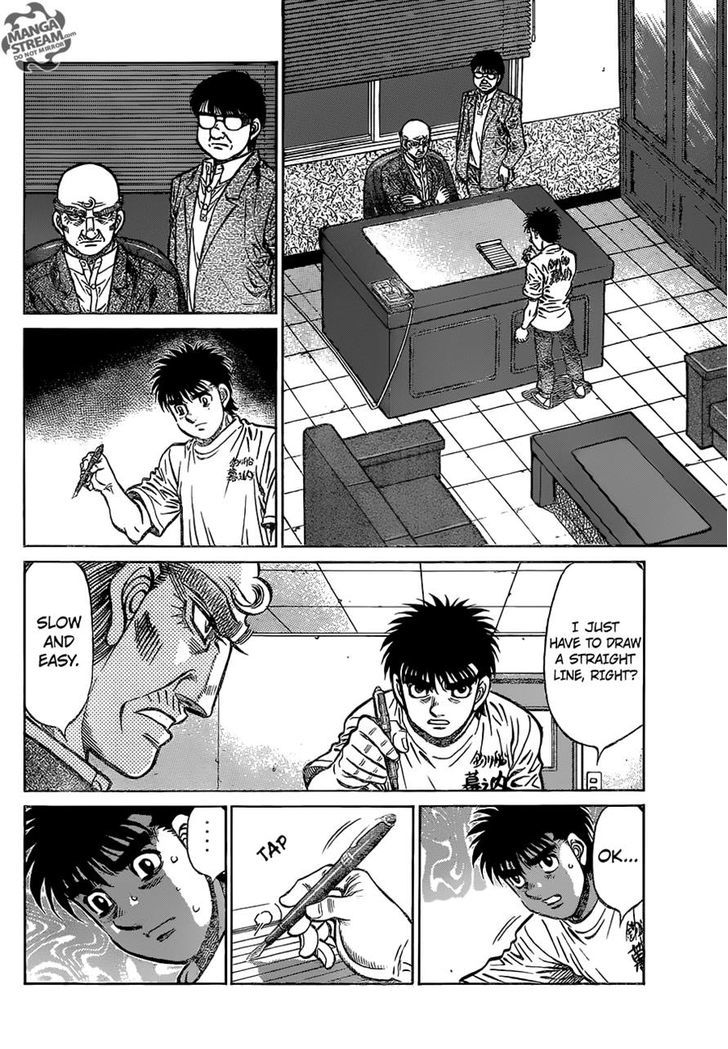Hajime no Ippo Chapter 1154 page 2 - Chapter 1154 : The Line on the Paper