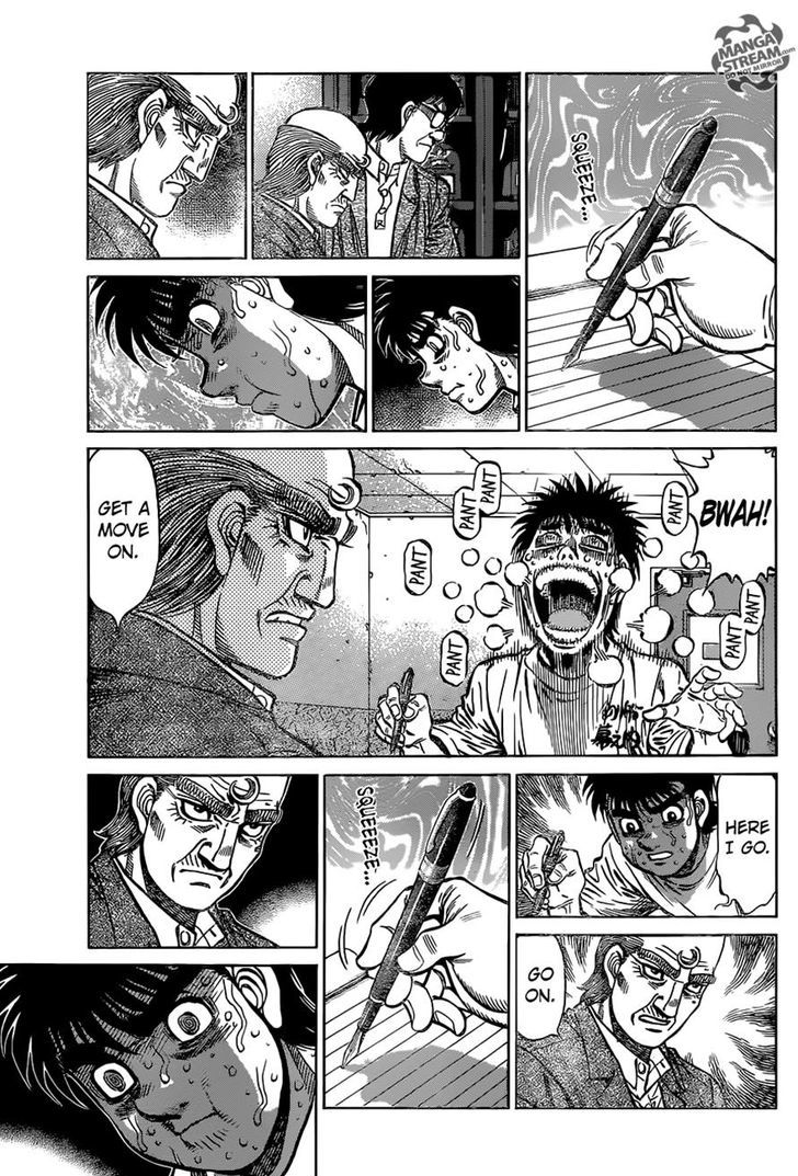 Hajime no Ippo Chapter 1154 page 3 - Chapter 1154 : The Line on the Paper