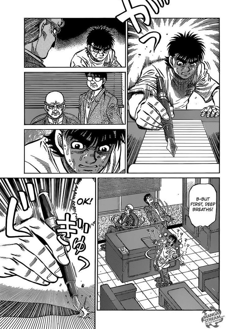 Hajime no Ippo Chapter 1154 page 5 - Chapter 1154 : The Line on the Paper