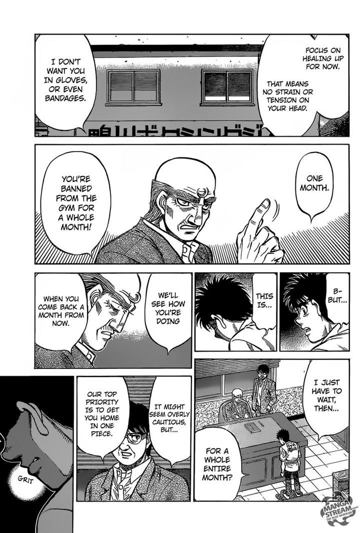 Hajime no Ippo Chapter 1154 page 9 - Chapter 1154 : The Line on the Paper