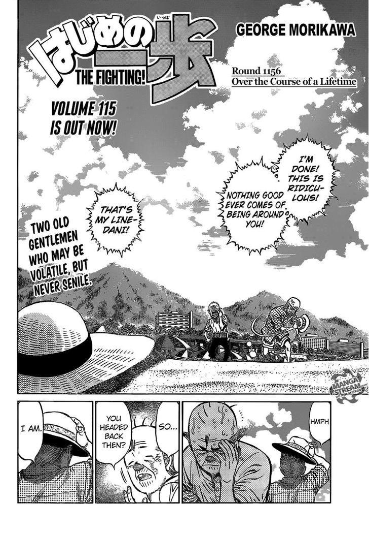 Hajime no Ippo Chapter 1156 page 2 - Chapter 1156 : Over the Course of a Lifetime