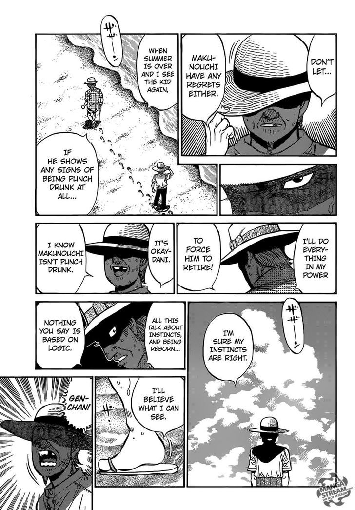 Hajime no Ippo Chapter 1156 page 5 - Chapter 1156 : Over the Course of a Lifetime