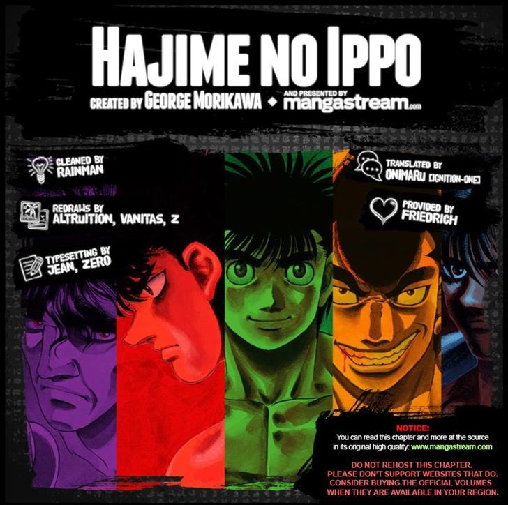 Hajime no Ippo Chapter 1160 page 17 - Chapter 1160 : Nagumo Versus...