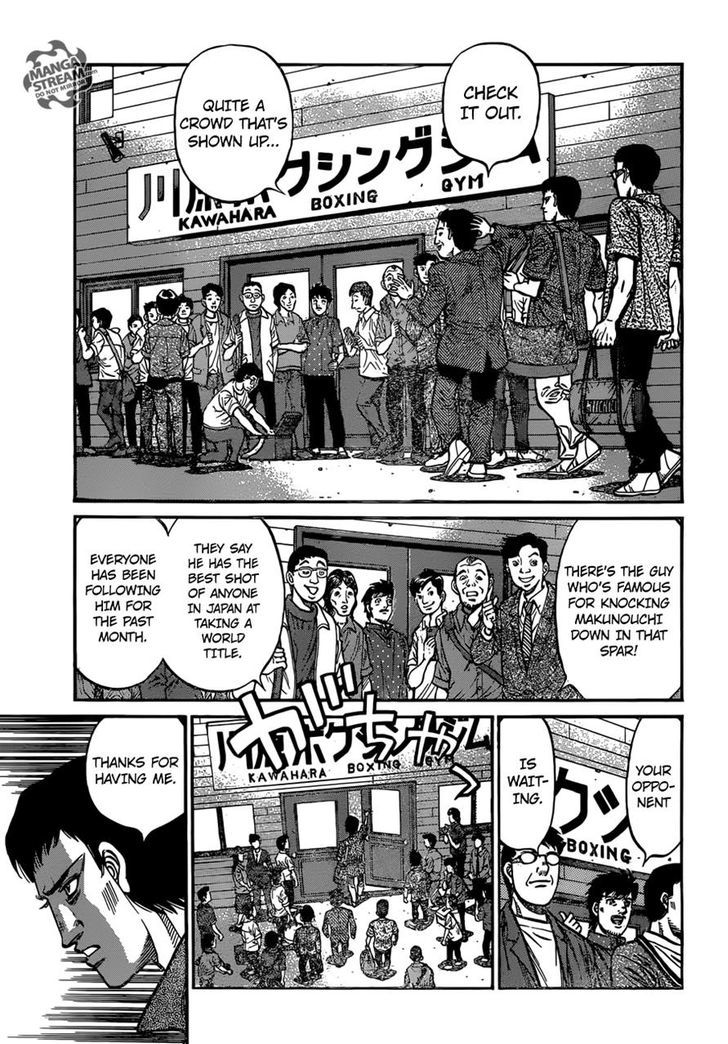 Hajime no Ippo Chapter 1160 page 3 - Chapter 1160 : Nagumo Versus...