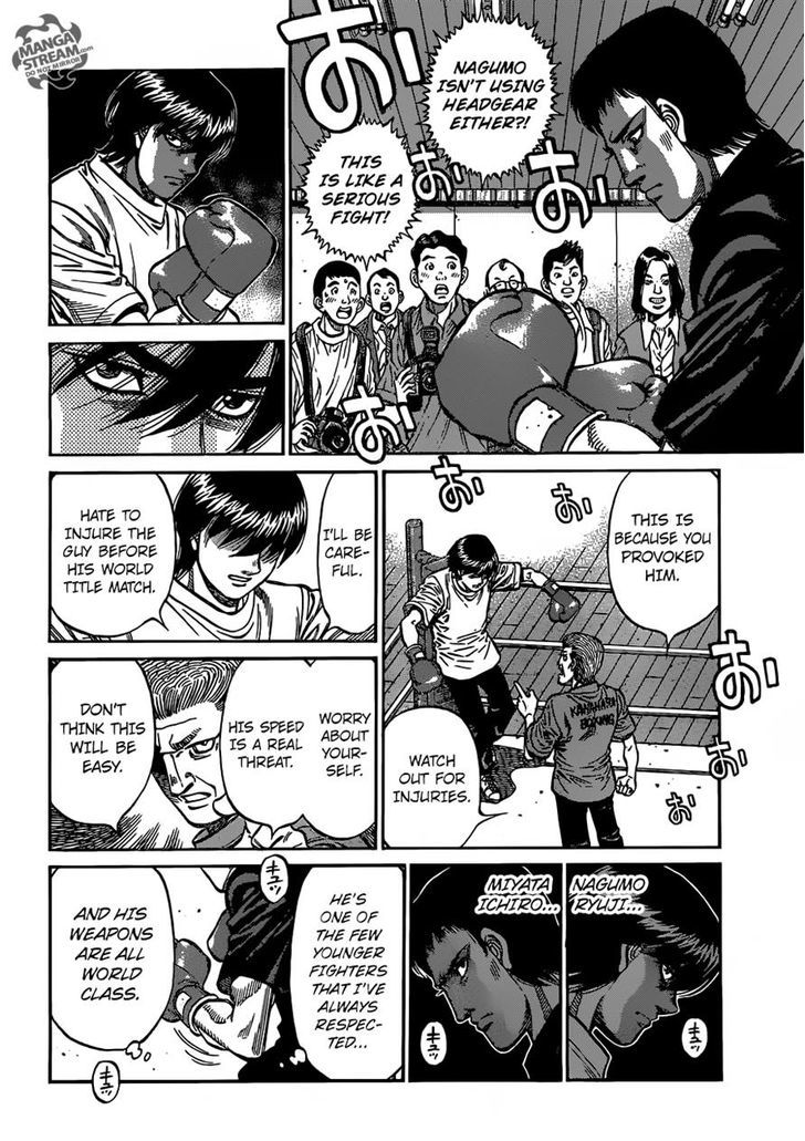 Hajime no Ippo Chapter 1160 page 6 - Chapter 1160 : Nagumo Versus...