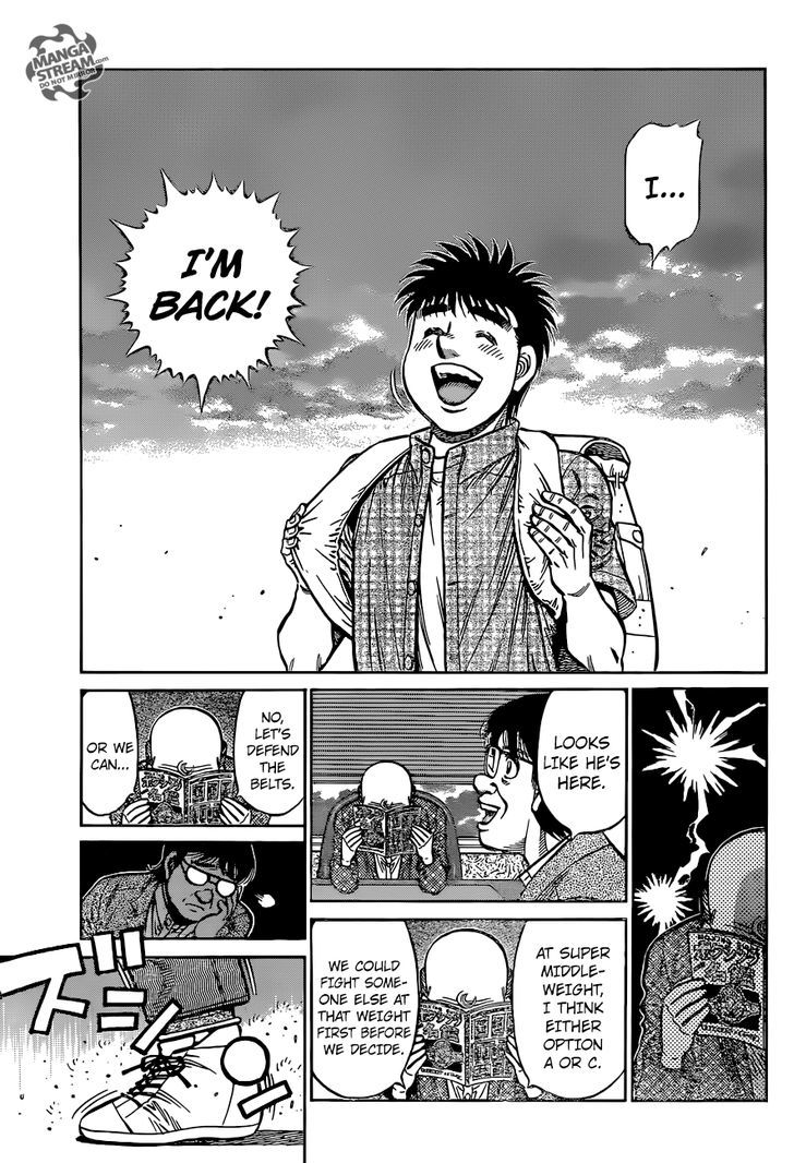 Hajime no Ippo Chapter 1161 page 14 - Chapter 1161 : Cleared Skies