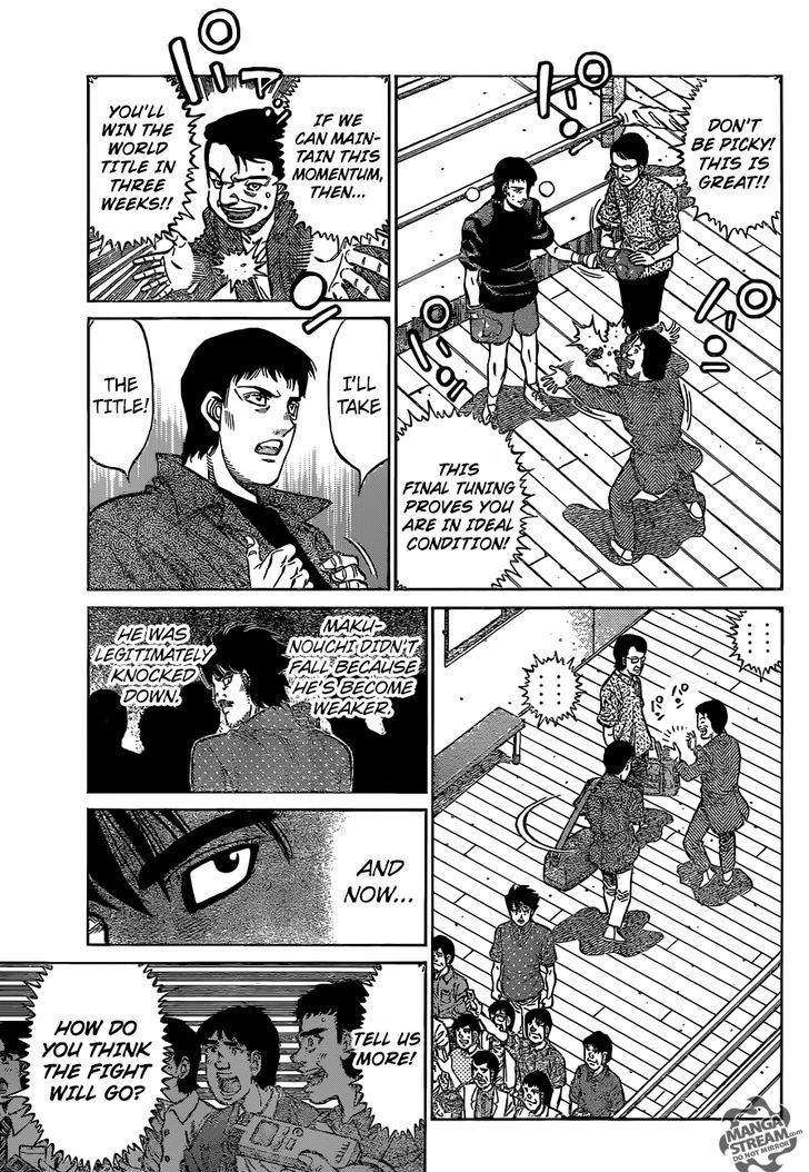 Hajime no Ippo Chapter 1161 page 4 - Chapter 1161 : Cleared Skies