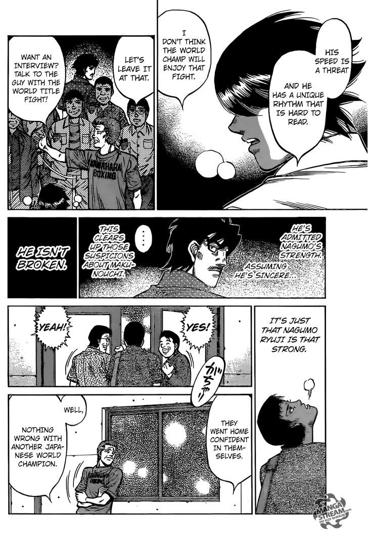 Hajime no Ippo Chapter 1161 page 5 - Chapter 1161 : Cleared Skies