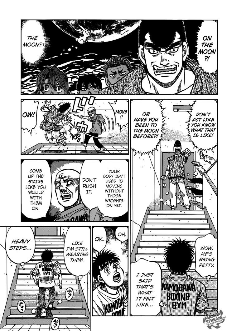 Hajime no Ippo Chapter 1162 page 10 - Chapter 1162 : Moon Walking