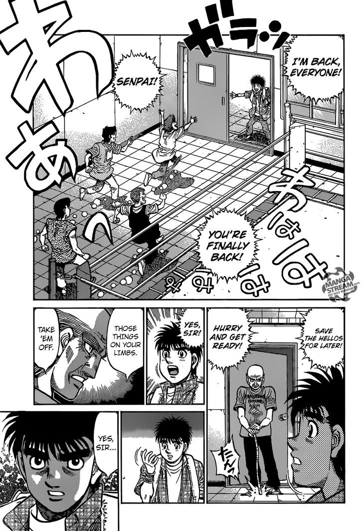 Hajime no Ippo Chapter 1162 page 4 - Chapter 1162 : Moon Walking