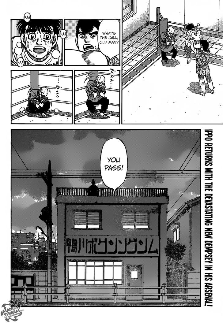Hajime no Ippo Chapter 1163 page 18 - Chapter 1163 : Transformation
