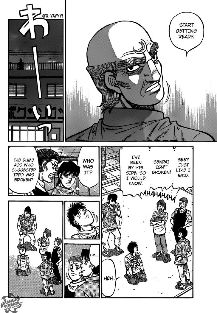 Hajime no Ippo Chapter 1164 page 5 - Chapter 1164 : The Return!