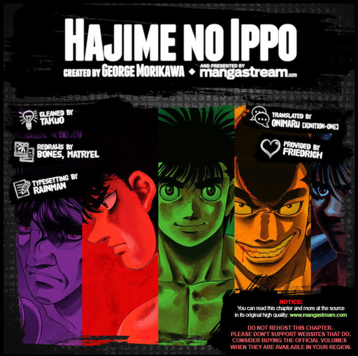 Hajime no Ippo Chapter 1165 page 2 - Chapter 1165 : Ten Count