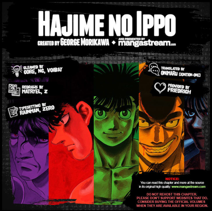 Hajime no Ippo Chapter 1166 page 2 - Chapter 1166 : Movin' On!