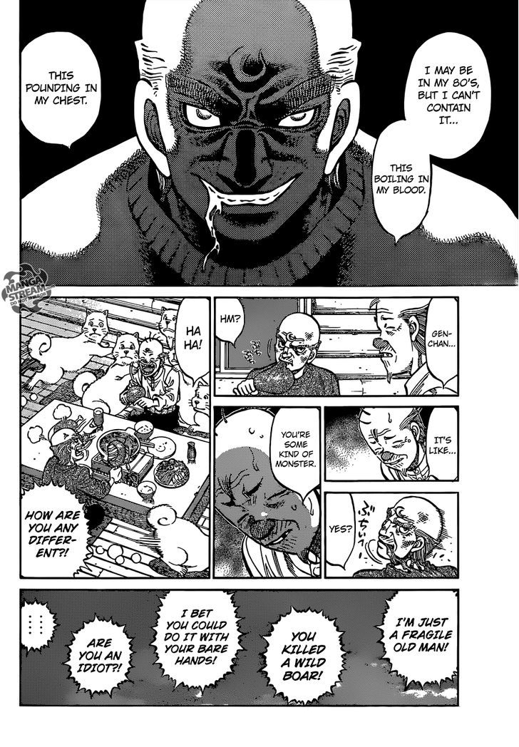 Hajime no Ippo Chapter 1167 page 7 - Chapter 1167 : Flesh and Blood