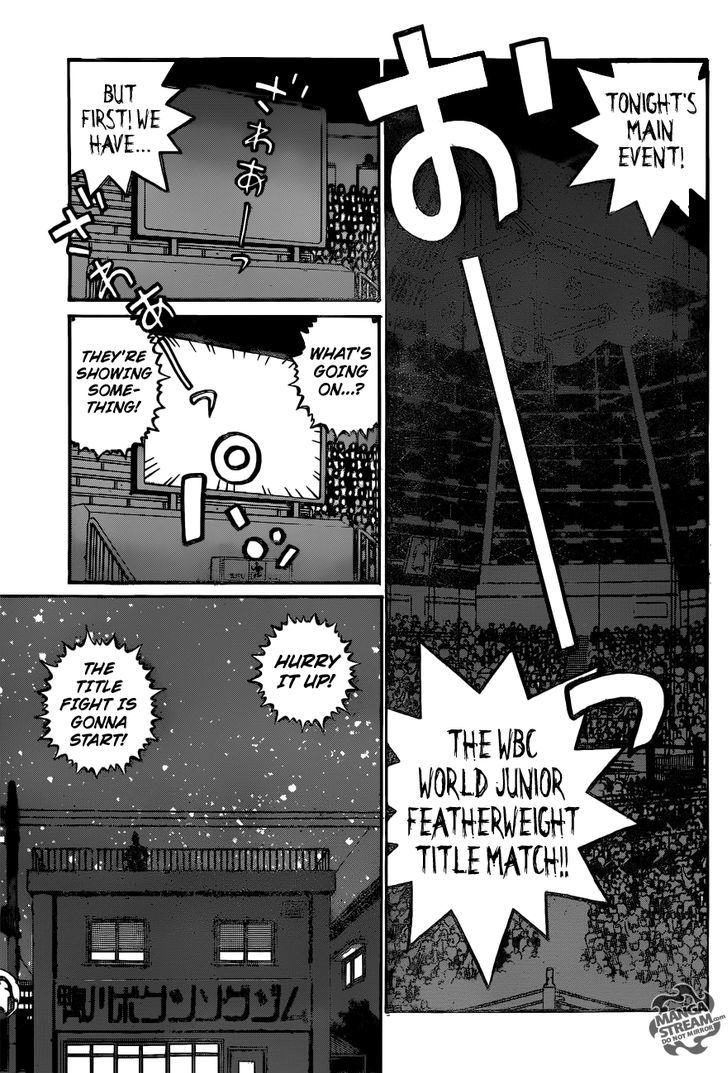 Hajime no Ippo Chapter 1168 page 15 - Chapter 1168 : Imagine