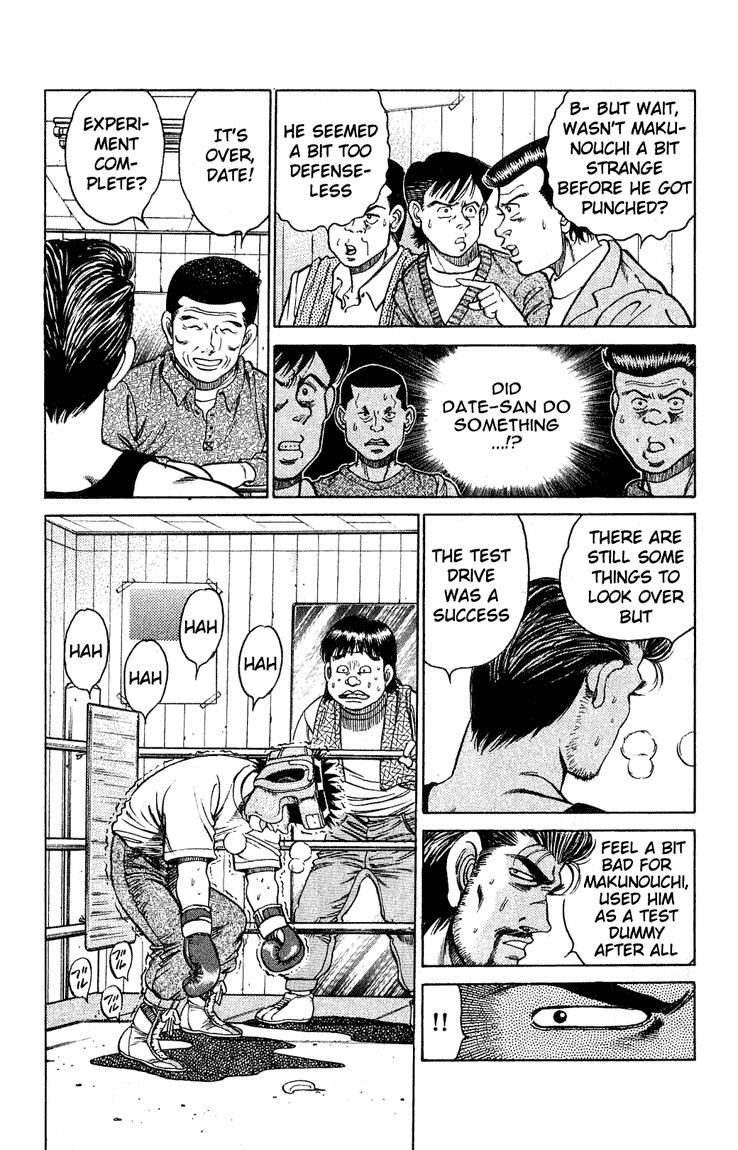 Hajime no Ippo Chapter 117.2 page 3 - Chapter 117 v2 : The Secret Behind the Magic