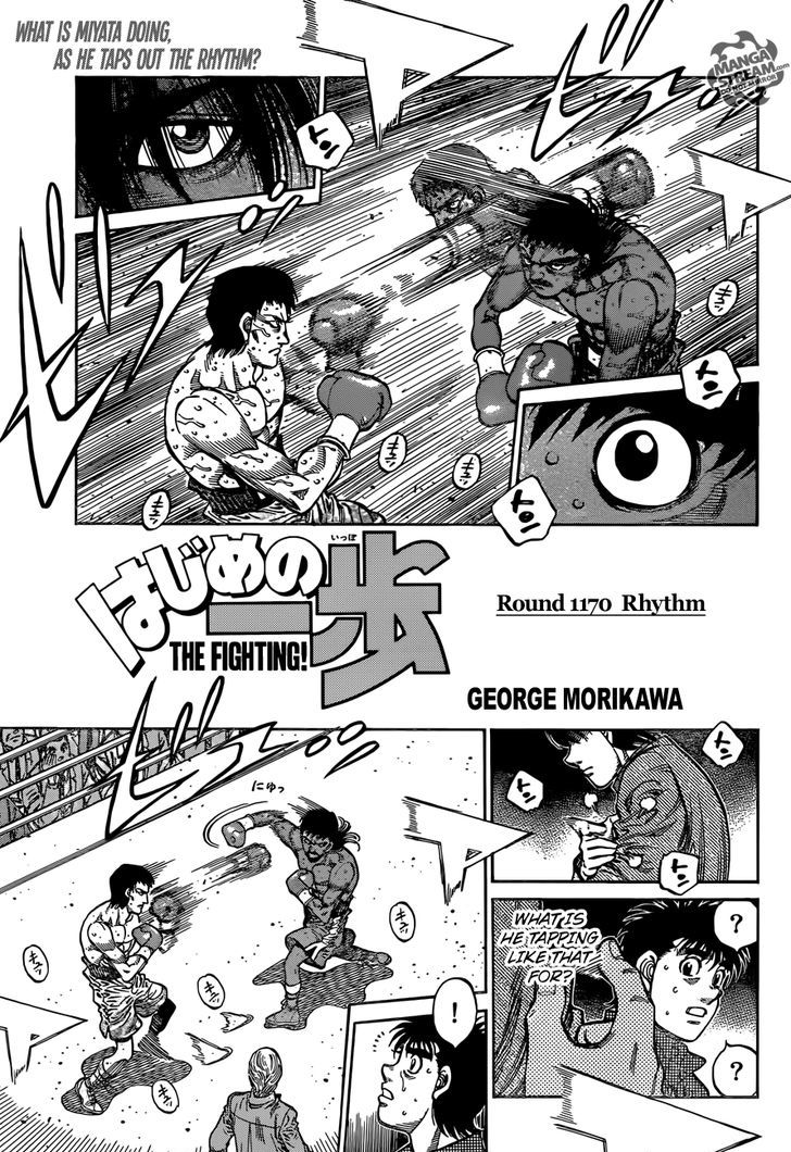 Hajime no Ippo Chapter 1170 page 1 - Chapter 1170 : Rhythm