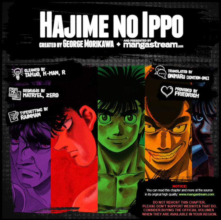 Hajime no Ippo Chapter 1171 page 2 - Chapter 1171