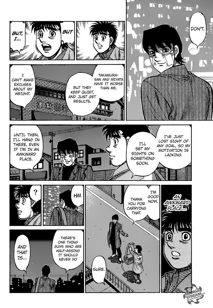 Hajime no Ippo Chapter 1172 page 13 - Chapter 1172 : In Pursuit of What's Next
