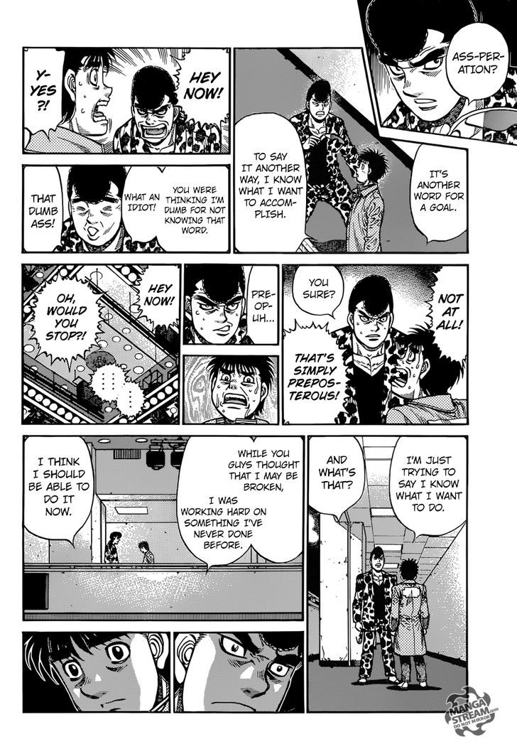 Hajime no Ippo Chapter 1172 page 7 - Chapter 1172 : In Pursuit of What's Next
