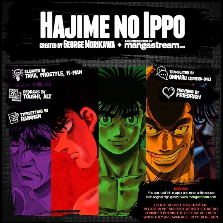 Hajime no Ippo Chapter 1174 page 12 - Chapter 1174