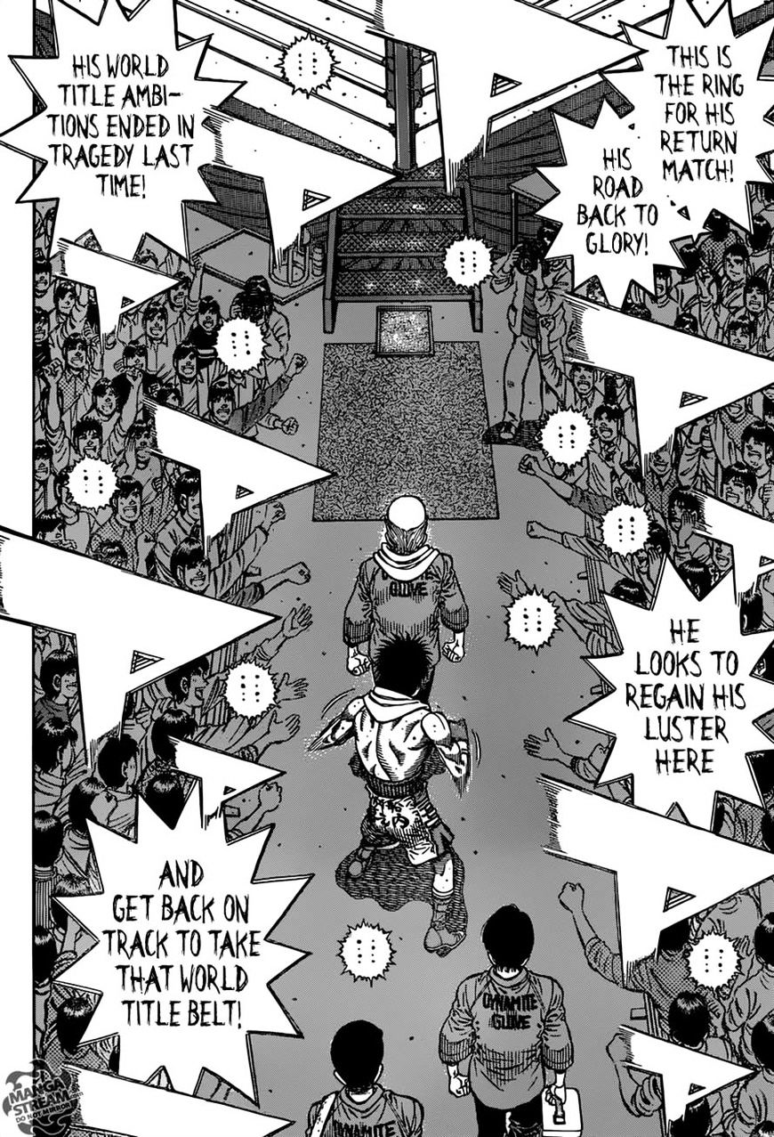 Hajime no Ippo Chapter 1179 page 13 - Chapter 1179 : To The Ring of His Return