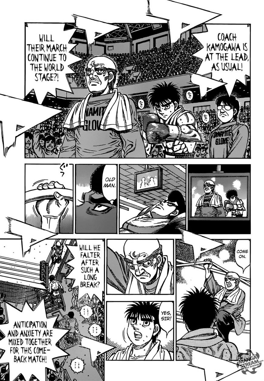 Hajime no Ippo Chapter 1179 page 14 - Chapter 1179 : To The Ring of His Return