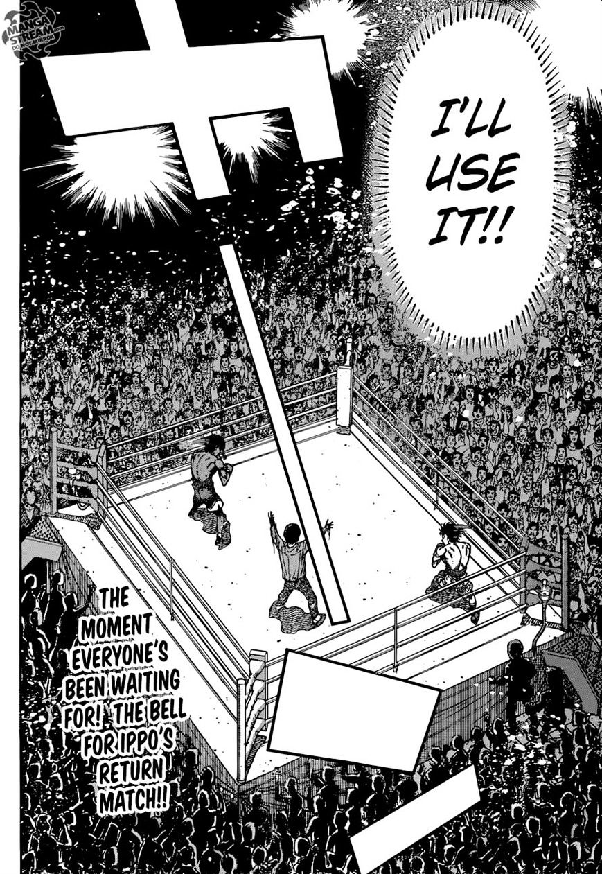 Hajime no Ippo Chapter 1179 page 17 - Chapter 1179 : To The Ring of His Return