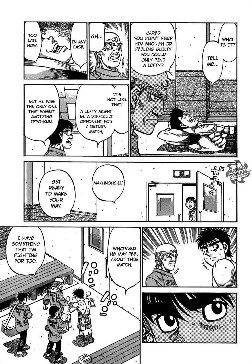 Hajime no Ippo Chapter 1179 page 3 - Chapter 1179 : To The Ring of His Return