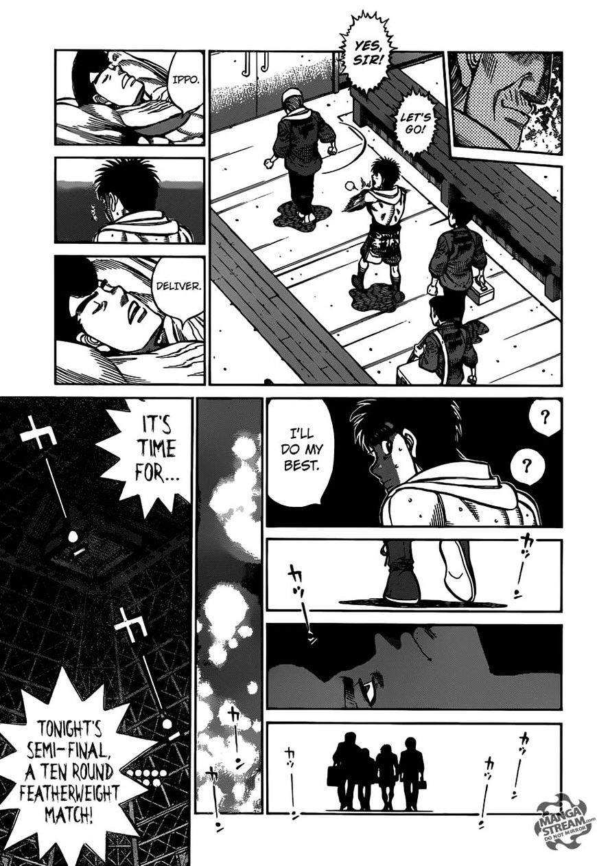 Hajime no Ippo Chapter 1179 page 5 - Chapter 1179 : To The Ring of His Return