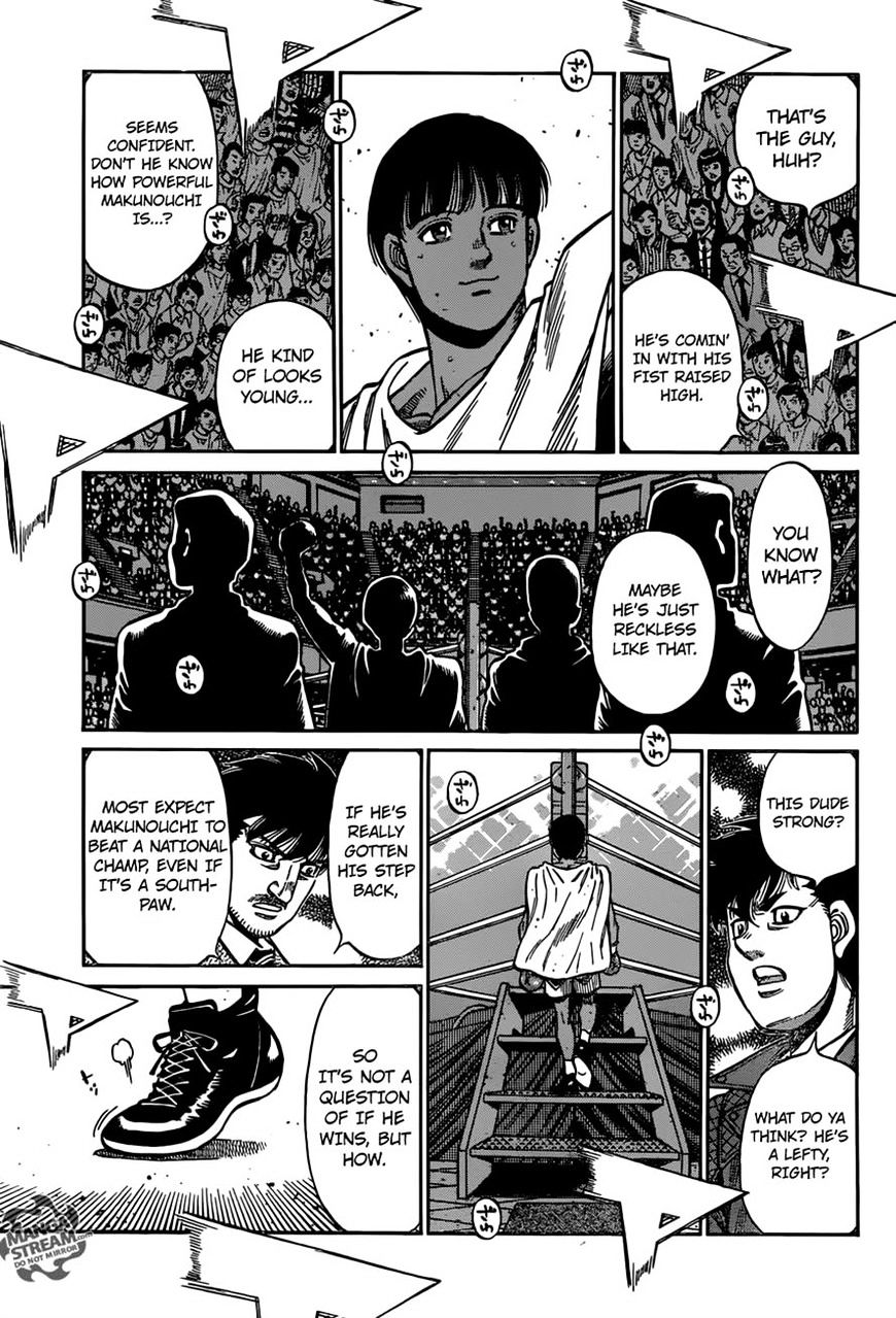 Hajime no Ippo Chapter 1179 page 7 - Chapter 1179 : To The Ring of His Return