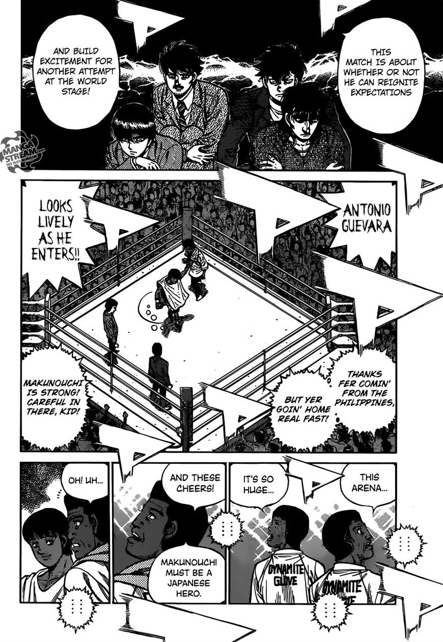 Hajime no Ippo Chapter 1179 page 8 - Chapter 1179 : To The Ring of His Return
